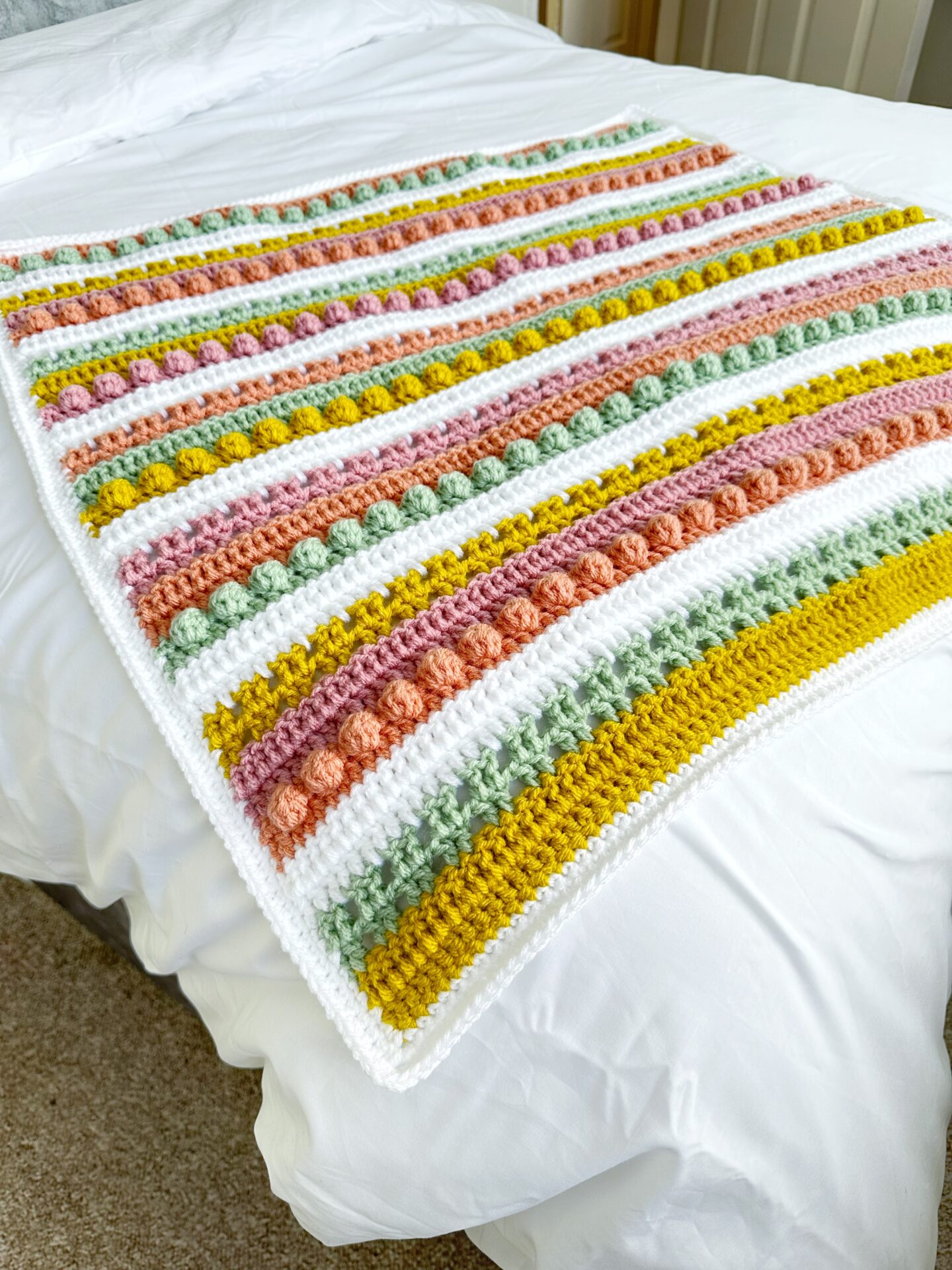 Yasmin Blanket Pattern - Free Crochet Pattern - Truly Crochet